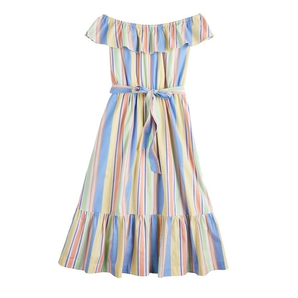 Draper James Dresses & Skirts - NWT DRAPER JAMES RSVP Off Shoulder Ruffle Sleeve Midi Dress Size 3X